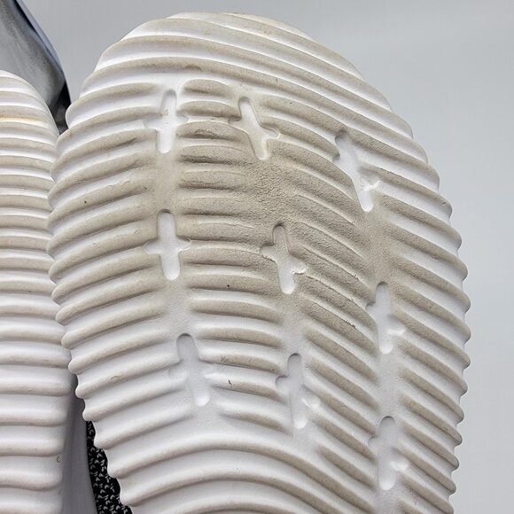 Adidas Sneakers Cloudfoam Shoe Womens Size 7 Grey & Black Athletic Running - Picture 8 of 11